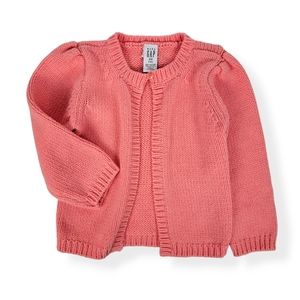 Gap Toddler Girl Pink Cardigan Knit Sweater Size 2 Years 2xl